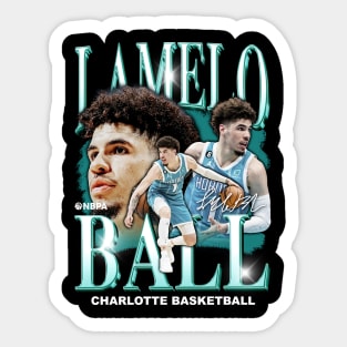 RETRO VINTAGE LAMELO BALL CHARLOTTE BOOTLEG Sticker